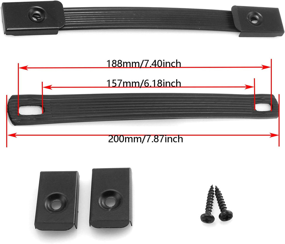 Handle Strap 2PCS 8Inch Black Guitar Amplifiers Speaker Cabinet Strap Handle wit