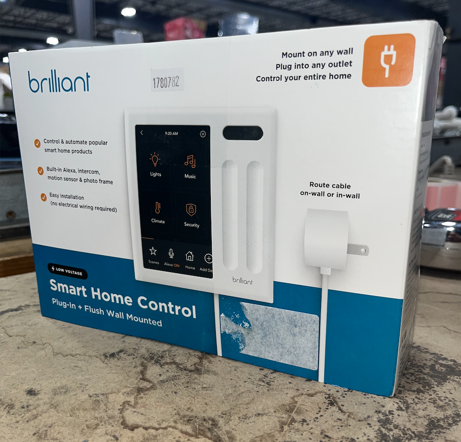 Brilliant Smart Home Control - 2-Switch Plug-In Model - Low Voltage Only