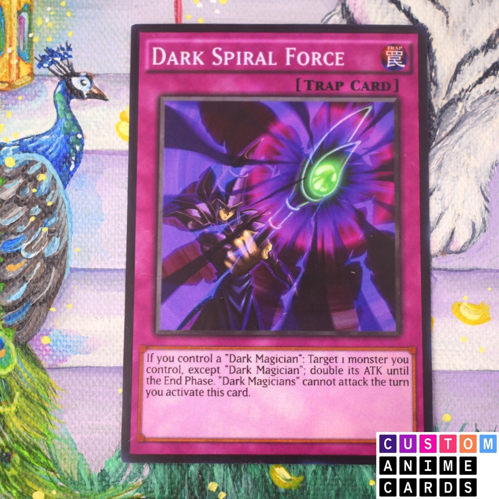 Dark Spiral Force ANIME EFFECT HOLO card