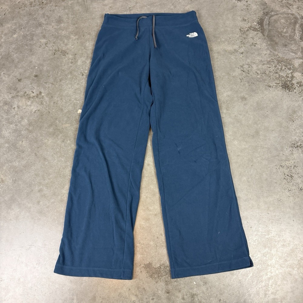 The North Face Fleece Pants Womens Medium Blue Bootcut Outdoors Preowned