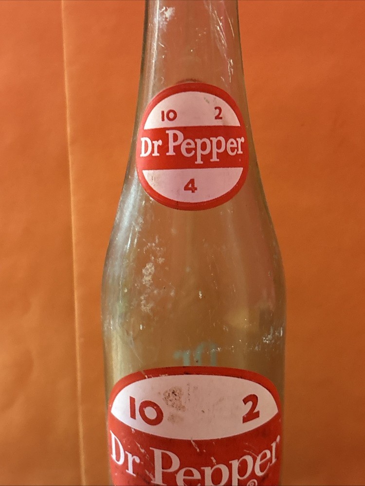 Vintage Dr Pepper Bottle 10 2 4