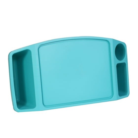 (2 pack) Everything Mary Lap Desk, Teal 17.9" Storage Lap Desk
