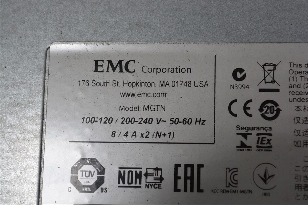 EMC MGTN VMAX Megatron Controller Storage Processor Enclosure 24-Bay