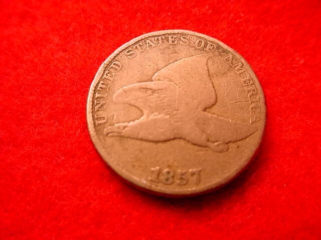 1857 FLYING EAGLE CENT GREAT COIN!!   #70