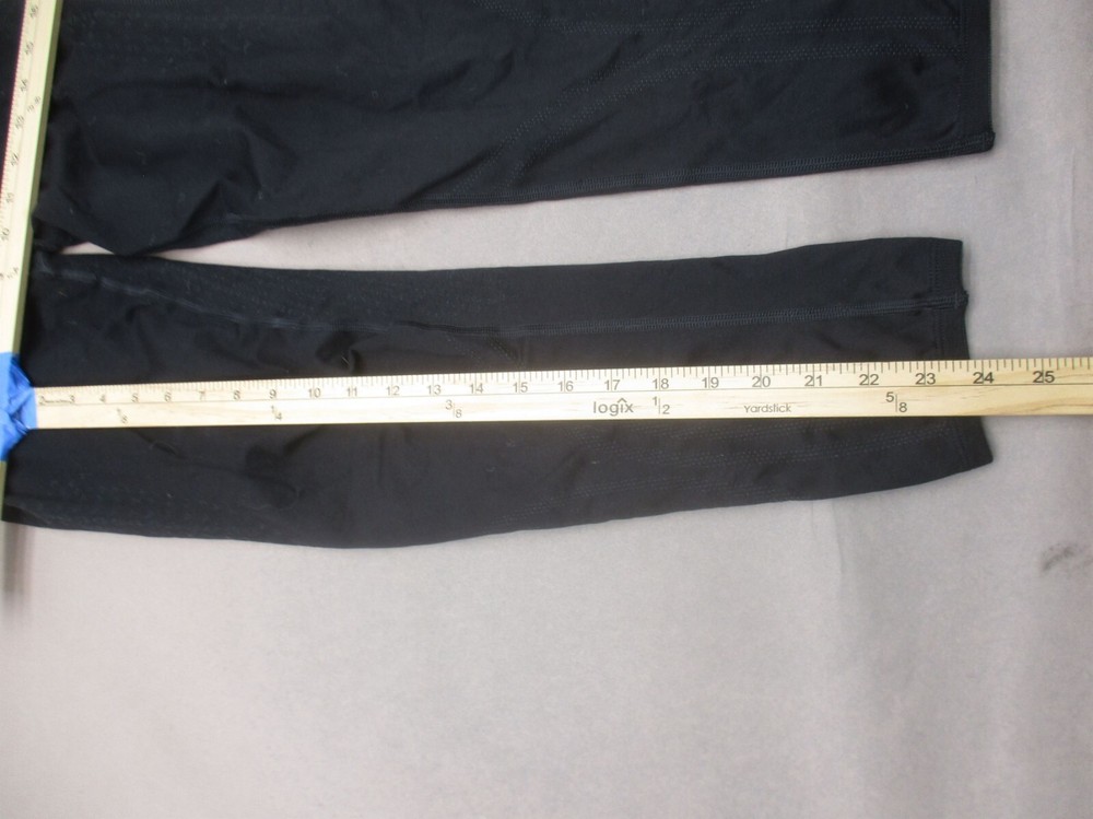 GYMSHARK Size S Womens BLK Pull On Stretch Waist Compression Baselayer Pants 305