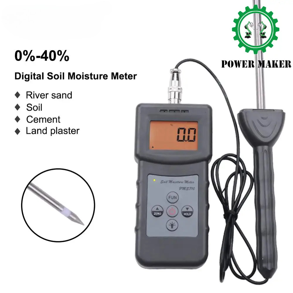 PMS710 100% Digital Soil Moisture Meter Test River Sand Soil Sensor Tool New