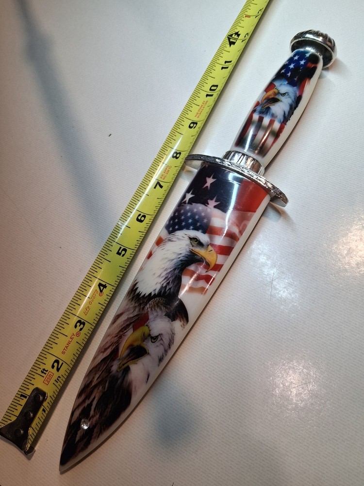 Bald Eagle decorative dagger with sheath