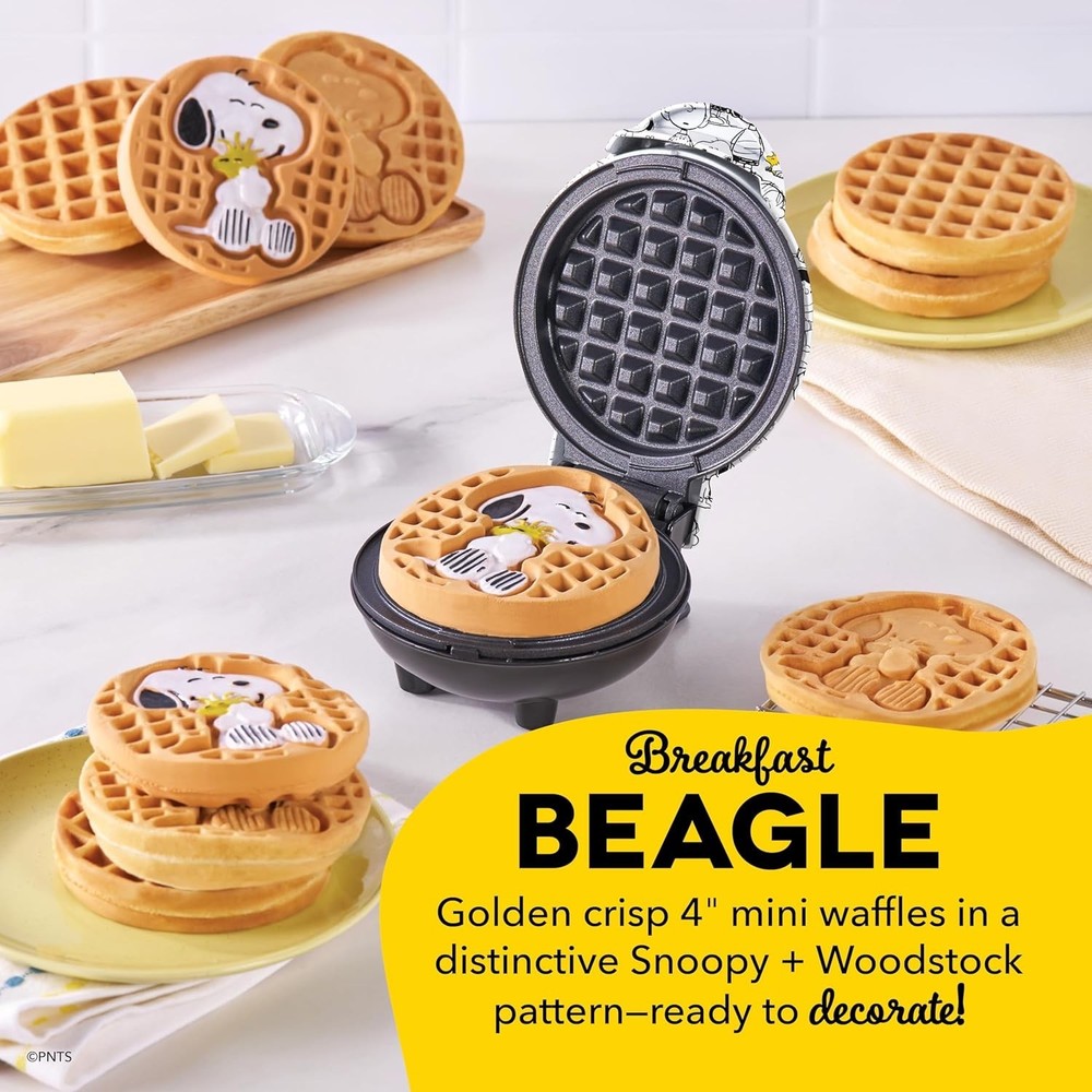 Peanuts X Mini Waffle Maker