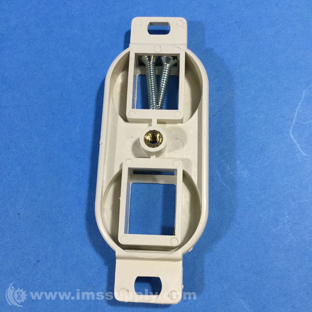 Hubbell BR106C Duplex Jack Frame FNOB