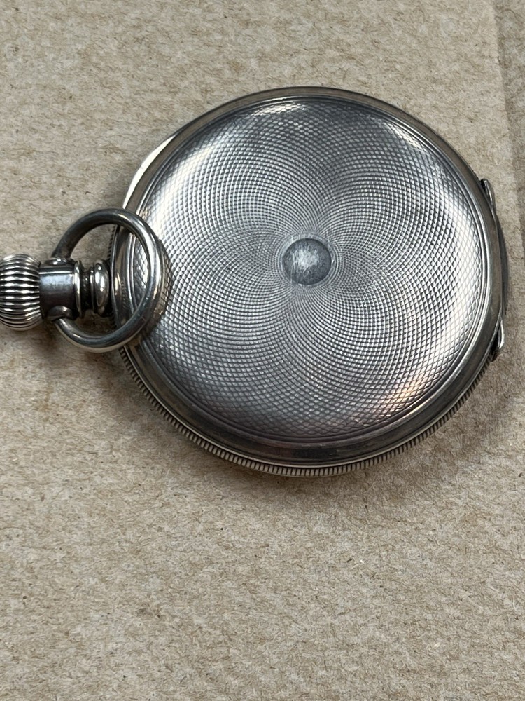 vintage elgin silver pocket watch