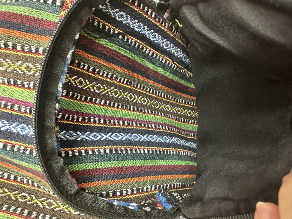 Himalayan Hemp Multi-Coloured Hemp Backpack with Tree Design