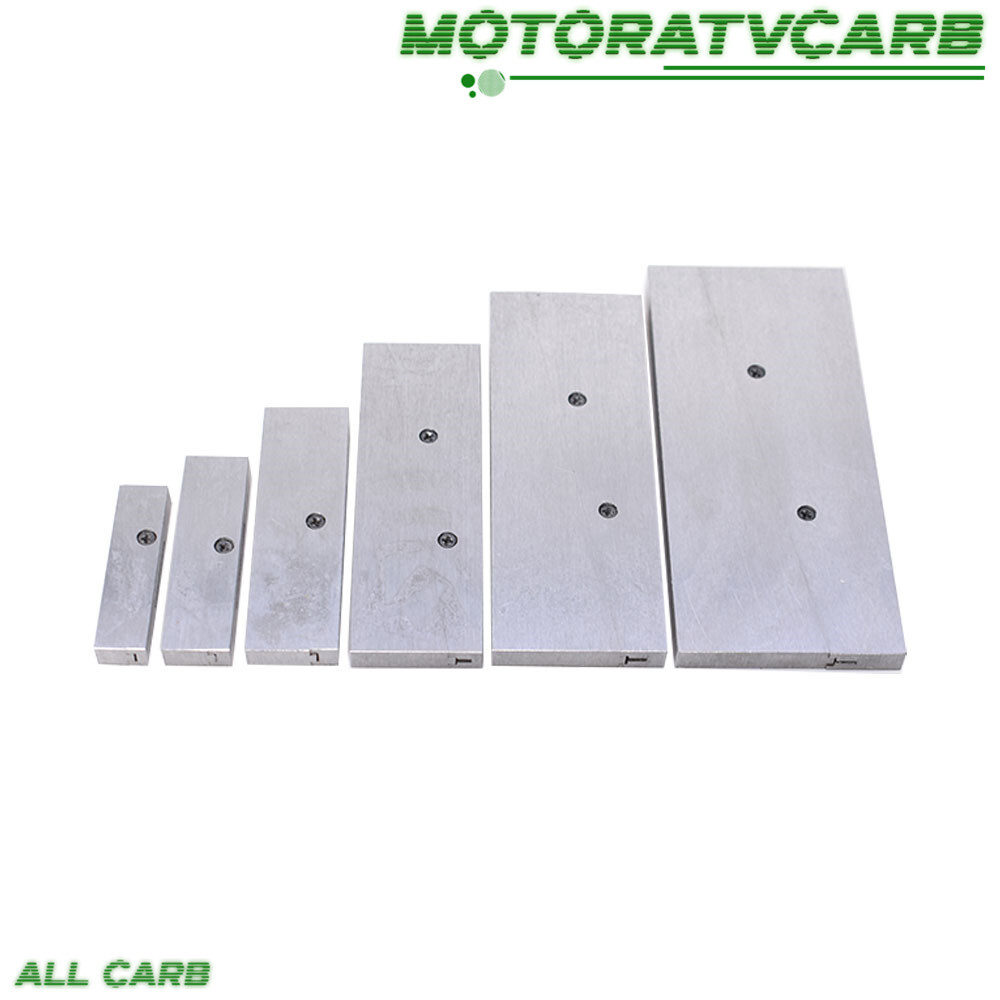 ALL-CARB 6 Pack ADJUSTABLE PARALLEL SET 3/8" - 2-1/4" For Layout Inspection
