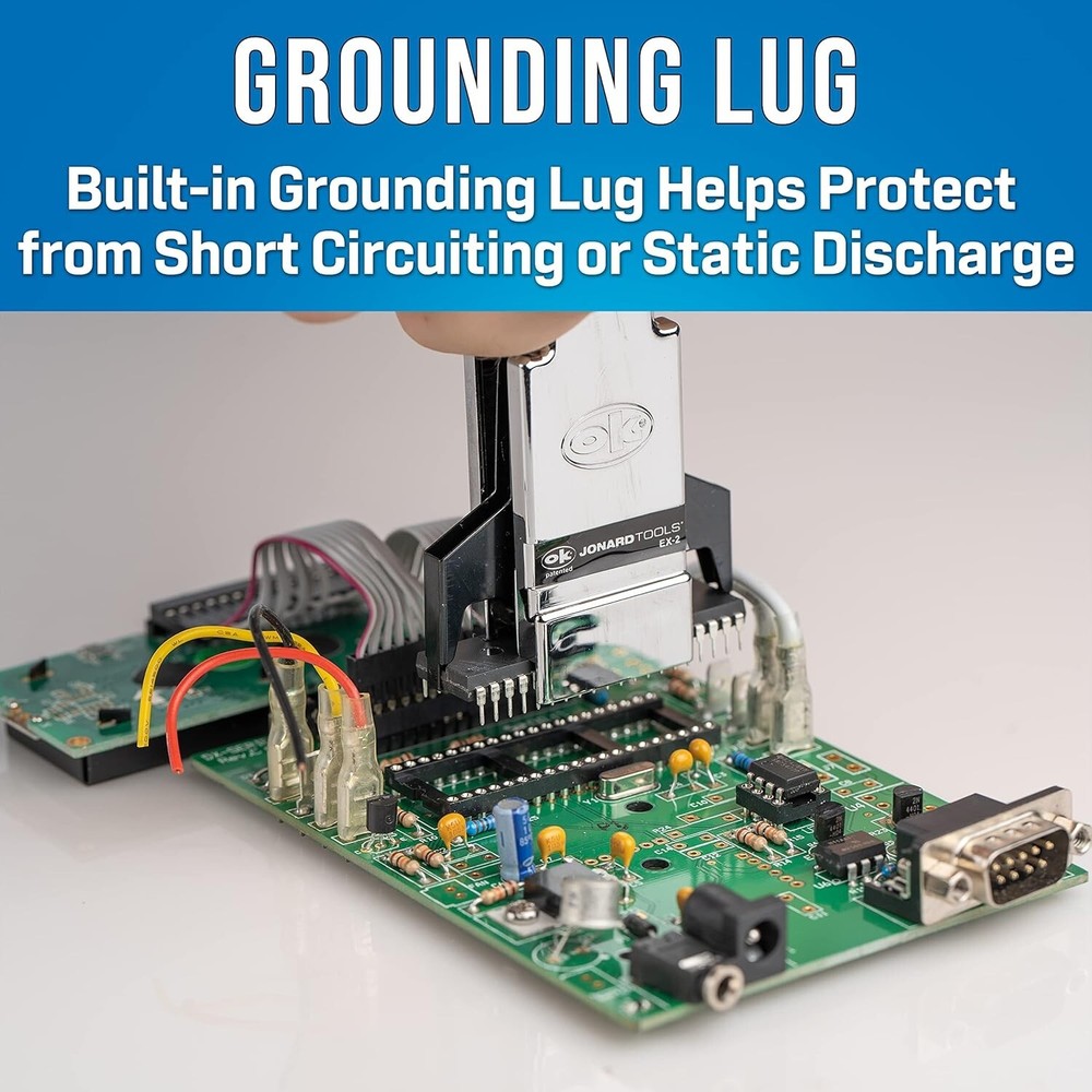 Compact DIP/IC Extractor for 24-40 Pin Microchips - Safe and Efficient Handling