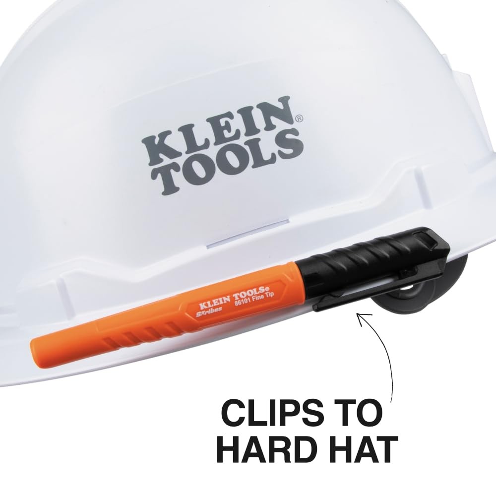 Klein Tools Fine Tip Permanent Markers Black 36 Pack Jobsite Durable