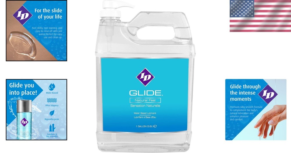 Water Based Personal Lubricant - ID Glide 128 fl oz