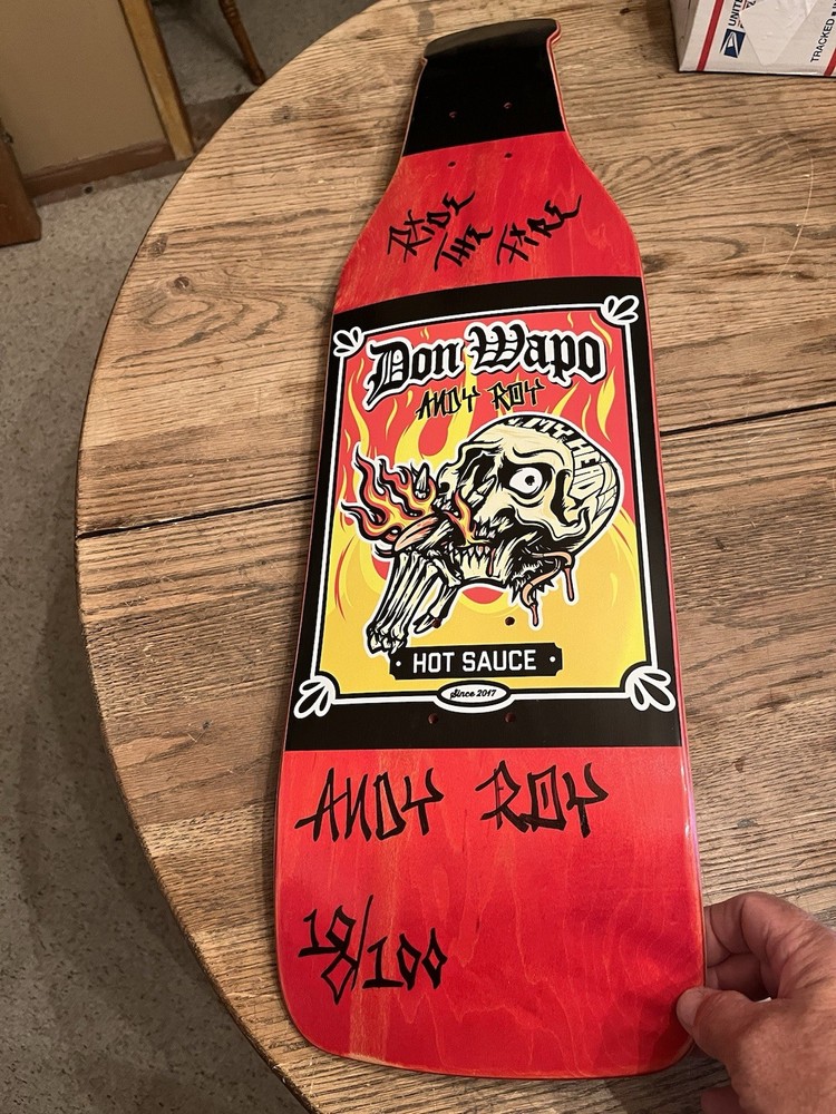 Andy Roy + Don Wapo signed deck, Limited To 100