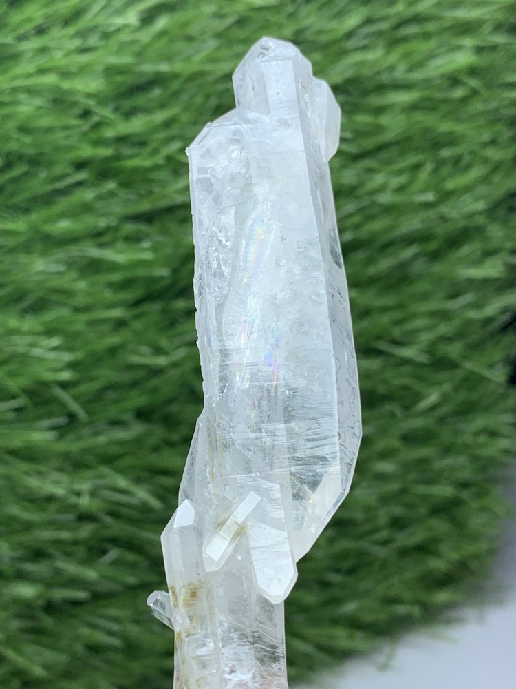 Faden Quartz DT Transparent Crystal Has Good Luster & Nice Termination