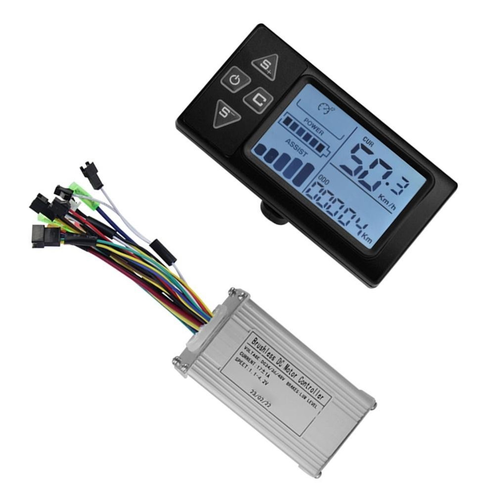 17A Electric Scooter Brushless Controller 2-pins Display 3-mode Controller
