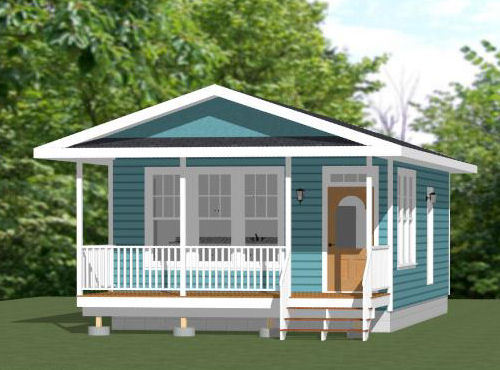 18x32 Tiny House -- 576 sqft -- PDF Floor Plan -- Model 2B