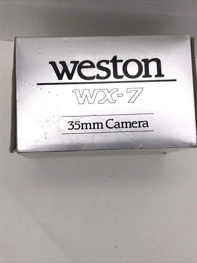 EMPTY BOX Weston WX-7 Camera Manual Prop