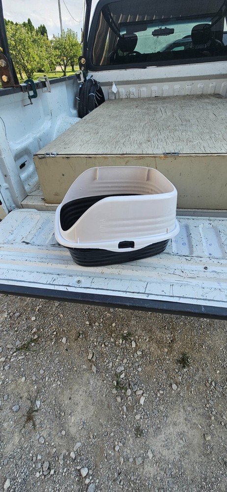 Cat Box Arm & Hammer Rimmed Wave Pan Large