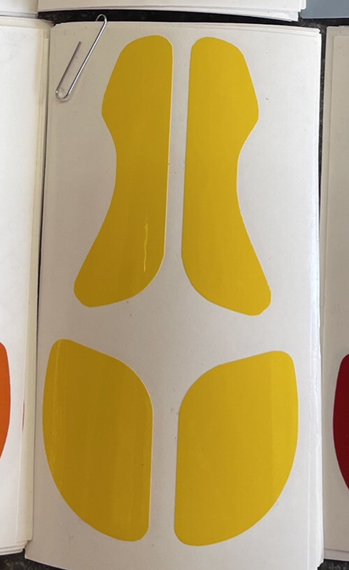uni seat insert yellow