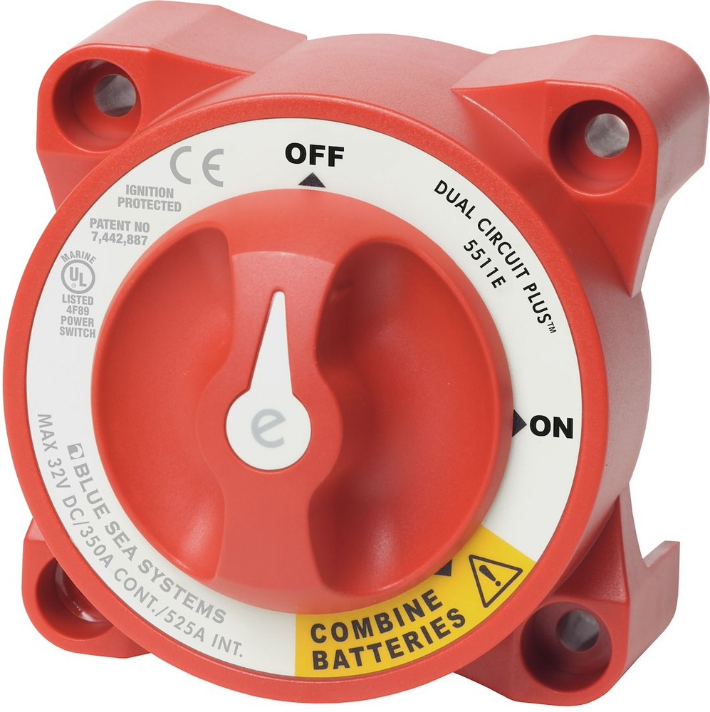 BLUE SEA SWITCH BATTERY E DUALCIRCPLUS- 5511E-BSS