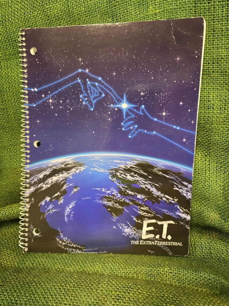 E.T. The Extra-Terrestrial Spiral Single Subject Theme Book Notebook