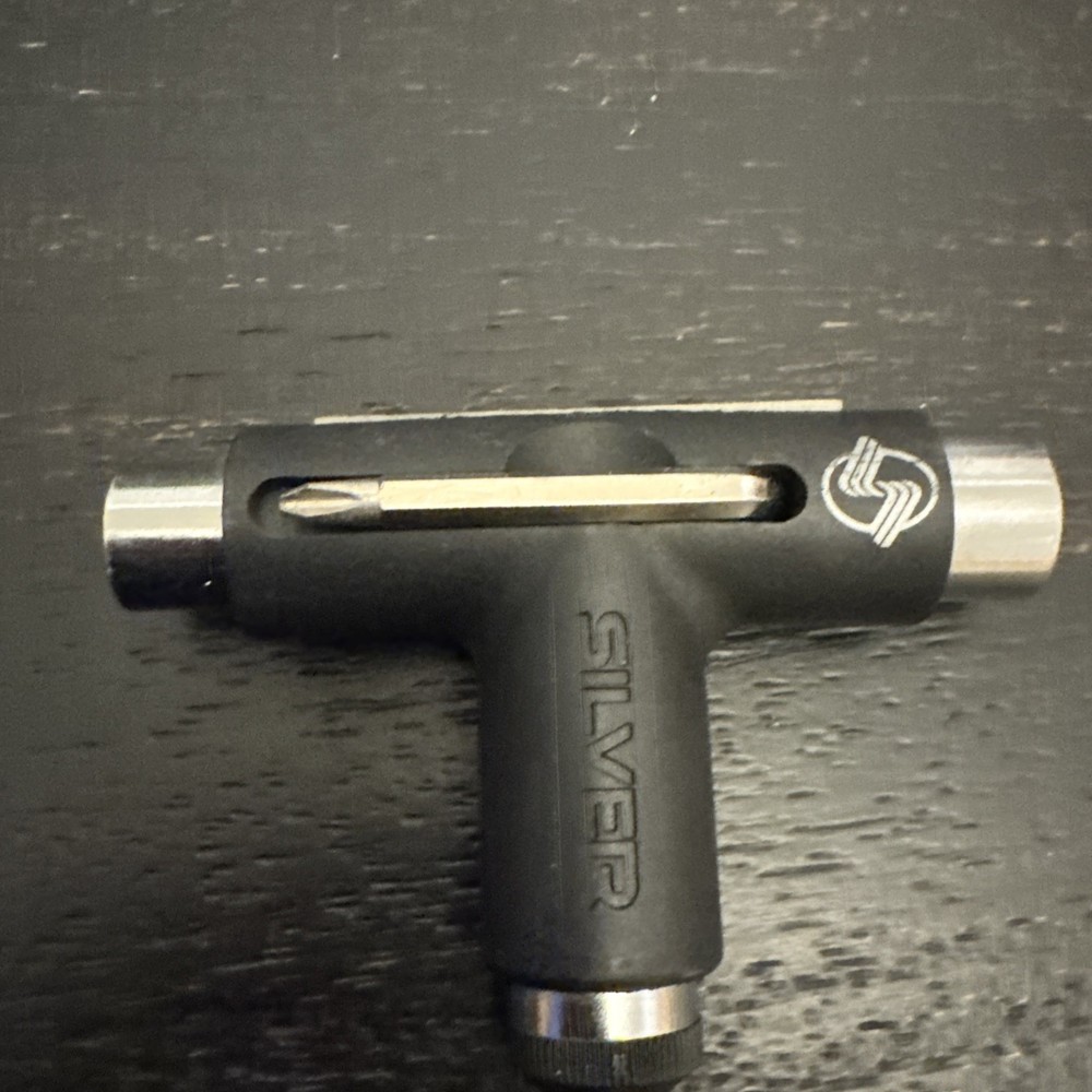 Silver Multi-Purpose Skate Tool - Black
