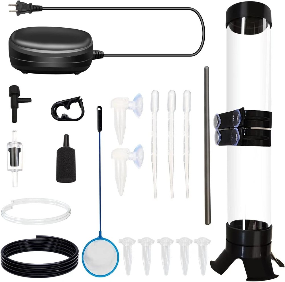 Elegant Brine Shrimp Hatchery with Visible Hatching Process & Multipurpose Tools