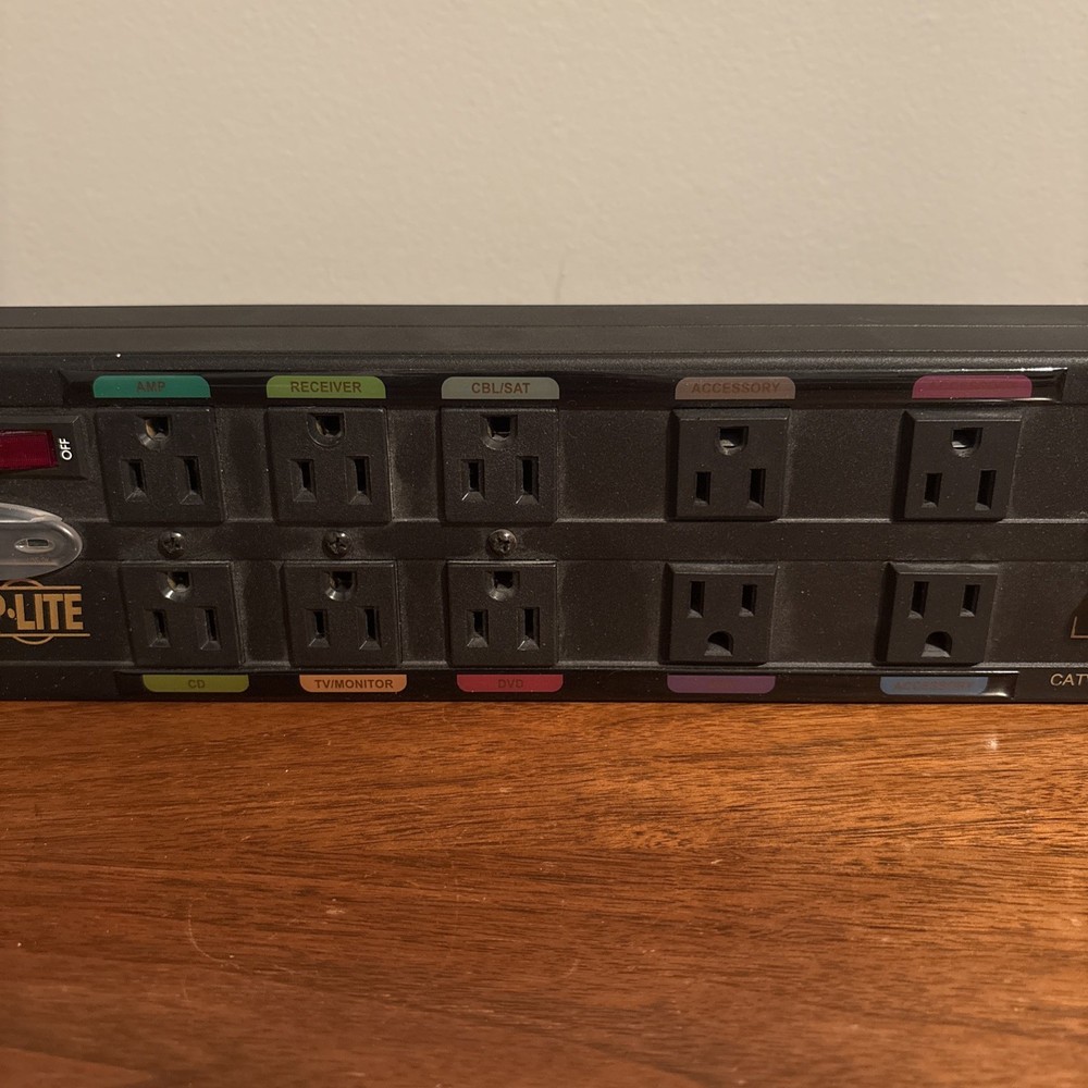Tripp Lite Transient Voltage Surge Suppressor HT10DBS Works! EUC