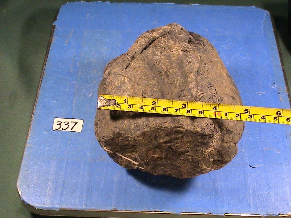 Black Chalcedony Jasper Agate, Solid Rough Lapidary Rock, 7 LBS, 6 OZ, #337