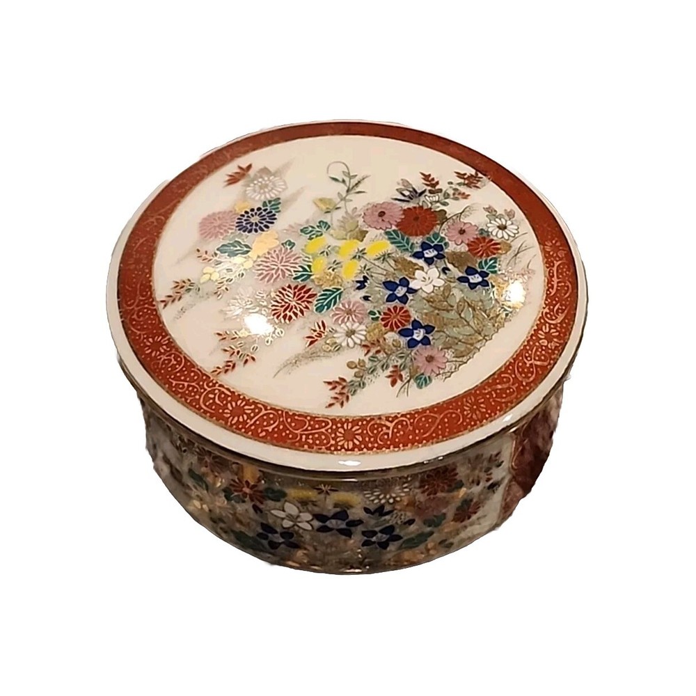 Satsuma Porcelain Box