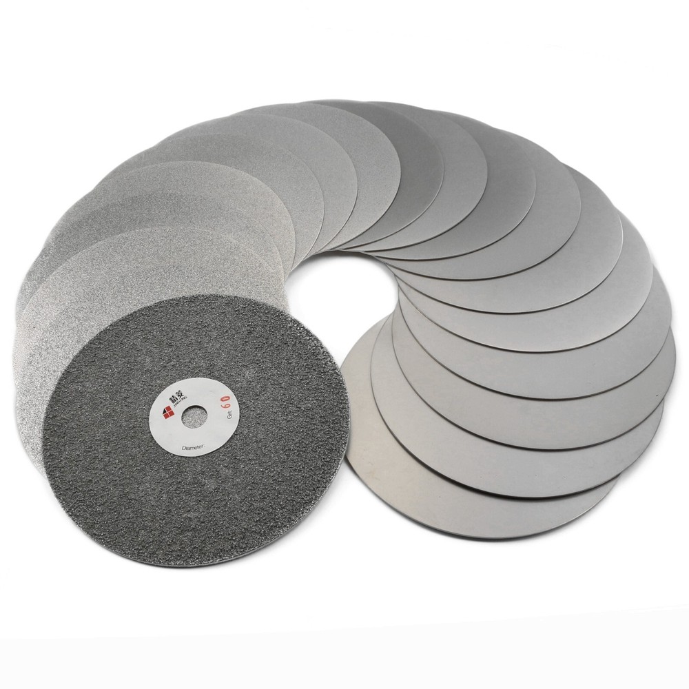 6" inch Diamond Grinding Disc Grit 1500 Flat Lap Disk Lapidary Tools for Stone