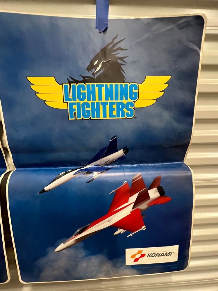 NOS Konami LIGHTNING FIGHTERS side art set