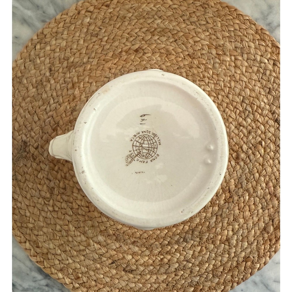 Vintage Edwin Bennett Pottery ironstone pitcher/jug