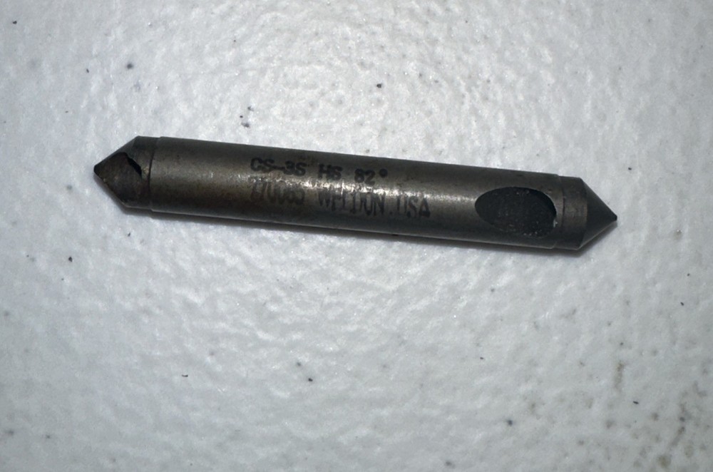 Weldon CS-2S 82° Double End Countersink 7/16” Shank – HS – USA