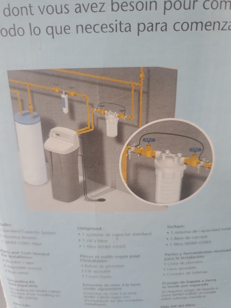 Whirlpool WHKF-DWHV Whole Home Premium Water Filtration System w/ Filter New