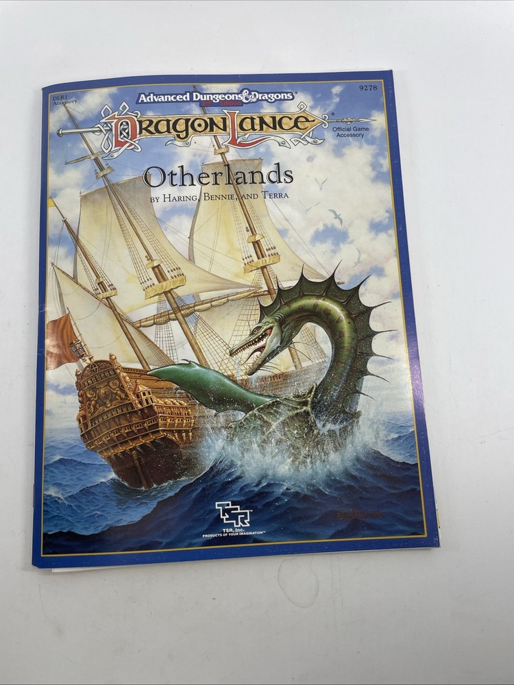 AD&D Advance Dungeons & Dragons  Dragonlance Otherlands w/ Map