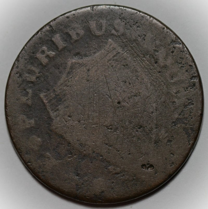 1788 New Jersey Copper Colonial - Running Fox