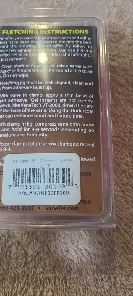 Vane Tech Fletchings