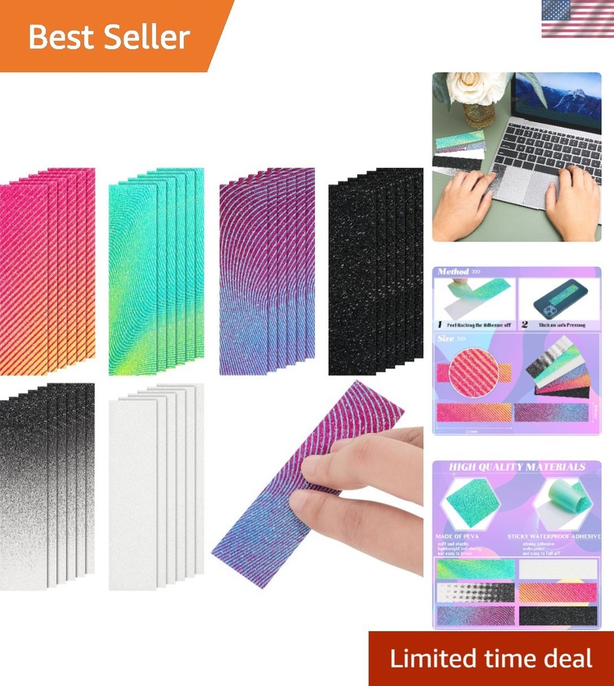 Mindfulness Fidget Stickers - 36 Adhesive Gradient Sensory Strips for Stress