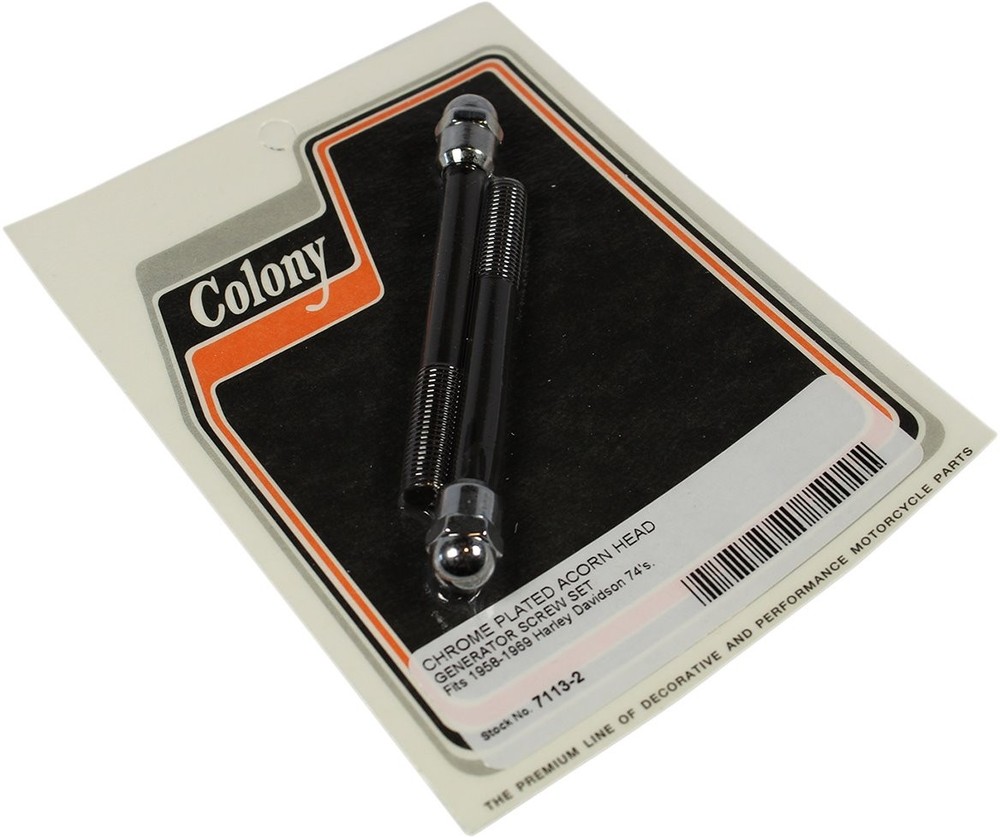 Colony Chrome Acorn Style Generator Screw Kit (7113-2)