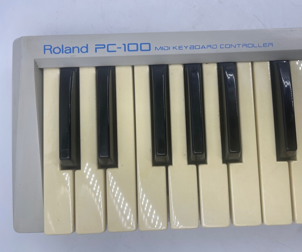 Rare Vintage Roland PC-100 Midi Keyboard Controller Untested
