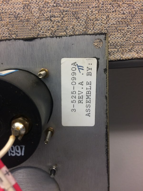 3-525-0990A Cincinnati Milacron Panel MPG Pulse Generator & Load Meter.