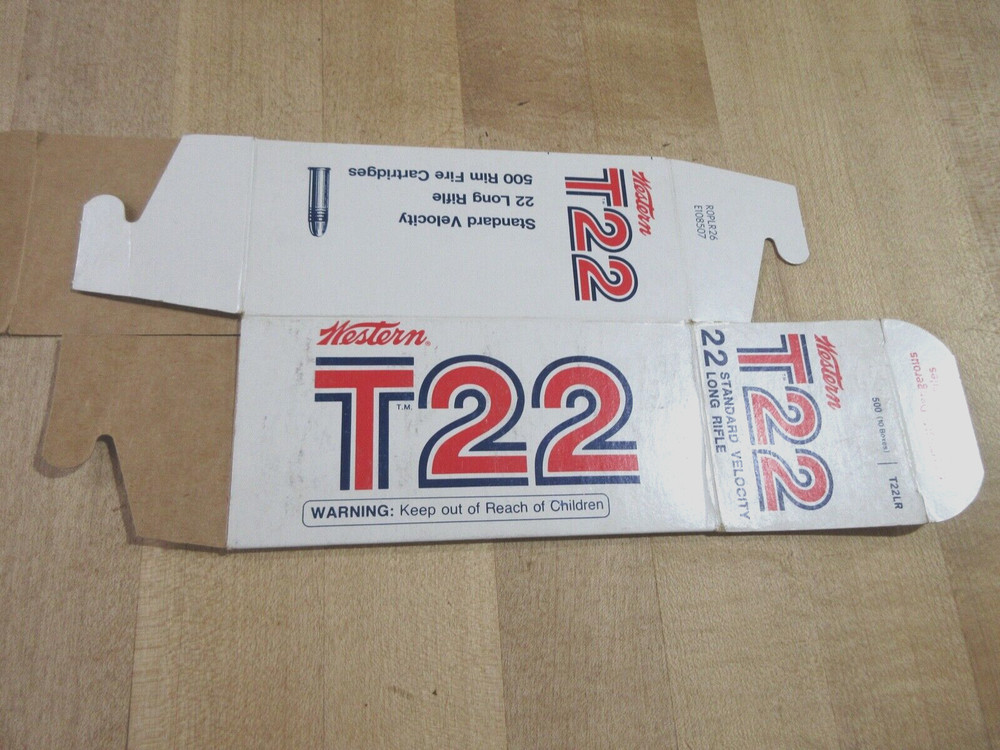 Empty  Western  T22.  22 Brick Box  (w13)