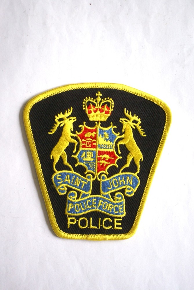 Obsolete Saint John Police Force patch, New Brunswick Canada