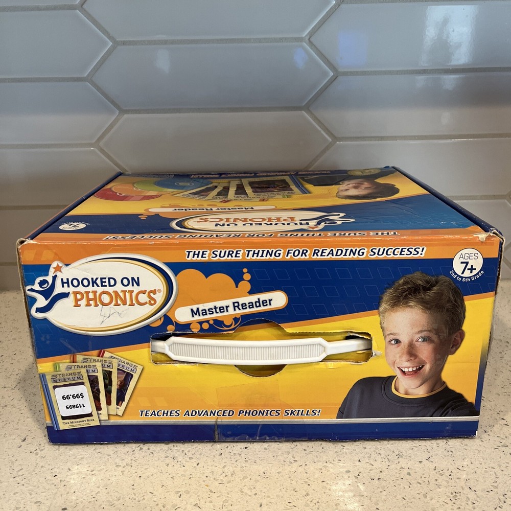 Hooked on Phonics Master Reader 2nd to 6th Grade 7+ Years Old - Complete In Box