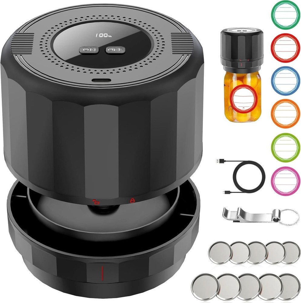 High-Performance Electric Vacuum Sealer for Canning – Portable & Easy Use