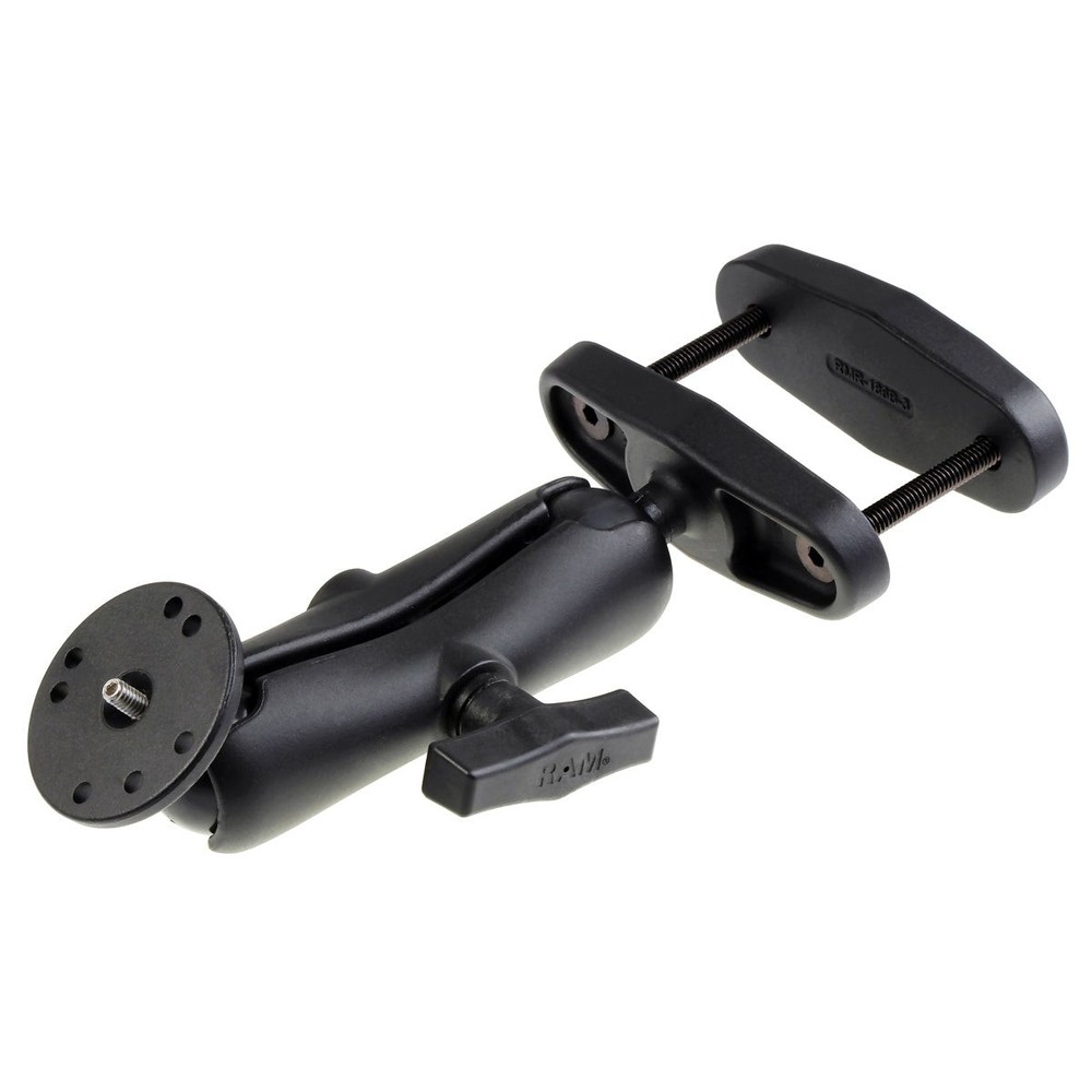RAM-202A-247-3U  RAM Double Ball Mount with 3" Square Post Cla...